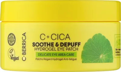 Патчи под глаза Natura Siberica C-Berrica C + Cica Soothe and Depuff Hydrogel Eye Patch гидрогелевые, успокаивающие, 60 шт
