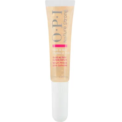 Сыворотка для кутикулы OPI Nature Strong Good As Gold Cuticle Serum, гелевая, с мочевиной и биотином, 7 мл