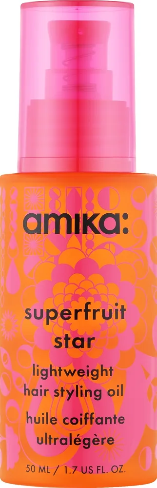 Масло для стайлинга и блеска волос Amika Superfruit Star Styling Oil
