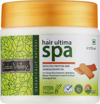 Маска-крем для волос Indus Valley Hair Ultima Spa Mask 2 в 1, для тусклых и повреждённых волос