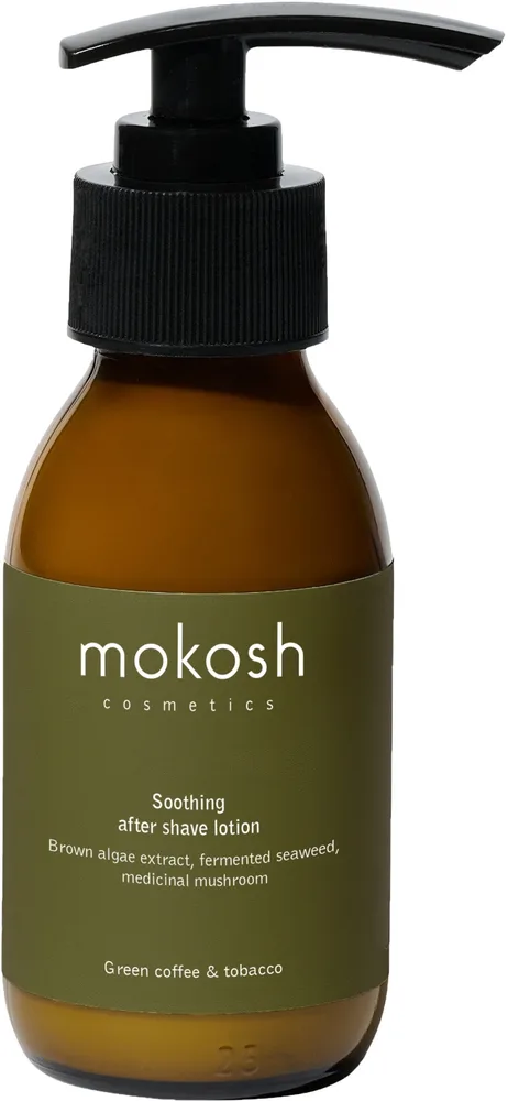 Лосьон после бритья Mokosh Cosmetics Green Coffee And Tobacco Soothing After Shave Lotion успокаивающий, 90 мл