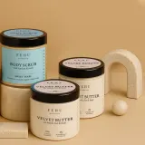 Fehu Fehu Body Scrub Aroma of Prosperity - Сахарный скраб для тела Aroma of Prosperity с абрикосовой пудрой, дерево и амбра, 400 г — фото 6