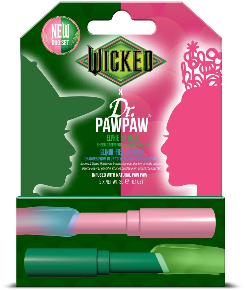 Набор бальзамов для губ Dr. Pawpaw x Wicked Elphie и Glinda-Fied 2 шт по 3 г