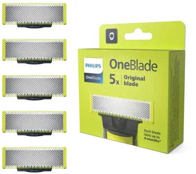 Сменные лезвия Philips OneBlade QP250/50, из нержавеющей стали