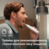 Электрическая зубная щётка Philips Sonicare Series 5300 HX7108/01 с насадкой W2 Optimal White, 1 шт — фото 6