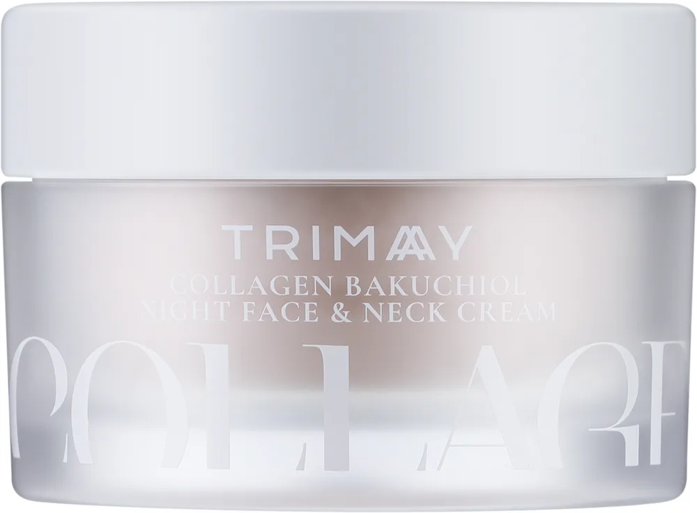 Крем для лица и шеи Trimay Collagen Bakuchiol ночной с коллагеном 50 мл