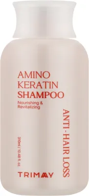 Шампунь против выпадения волос Trimay Amino Keratin Anti-Hair Loss Shampoo, с аминокислотами и кератином, 310 мл