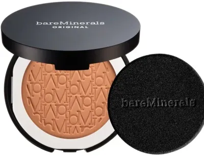 Компактная пудровая тональная основа Bare Minerals Mineral SPF 15 без талька, 9 г/ Бэйр Минералс, оттенок 21 - Neutral Tan