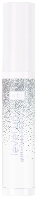 Топпер для ресниц Wibo Level Up Glitter Topper Mascara с блёстками, для нанесения поверх туши, 13 г, оттенок Glitter