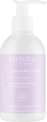 Melvita гель для интимной гигиены Bio мягкий с экстрактами клюквы, гибискуса и мальвы для чувствительной кожи 225 мл
