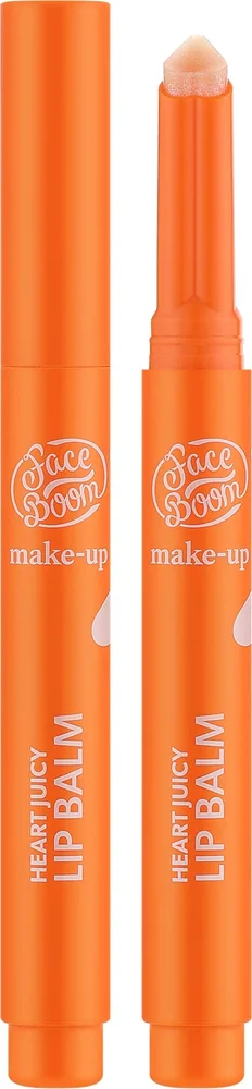 Бальзам для губ Faceboom Make-Up Heart Juicy Lip Balm с блеском, фруктовый аромат, 1,2 г, оттенок 02 - Magic