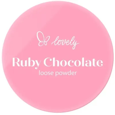 Пудра для лица Lovely Ruby Chocolate Loose Powder рассыпчатая, розово-шоколадный оттенок, 6 г
