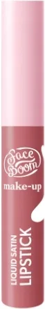 Жидкая помада для губ FaceBoom Liquid Satin сатиновая, оттенок 01 - Daily Nude