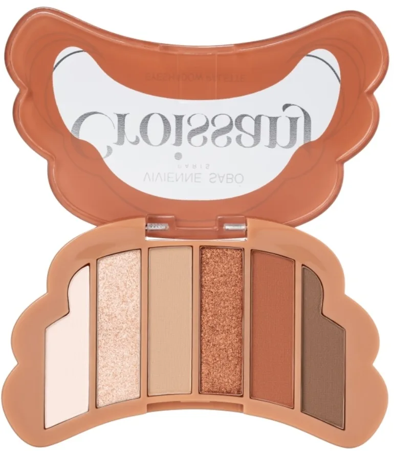 Палетка теней для век Vivienne Sabo Croissant Eyeshadow Palette 6 оттенков, оттенок 02