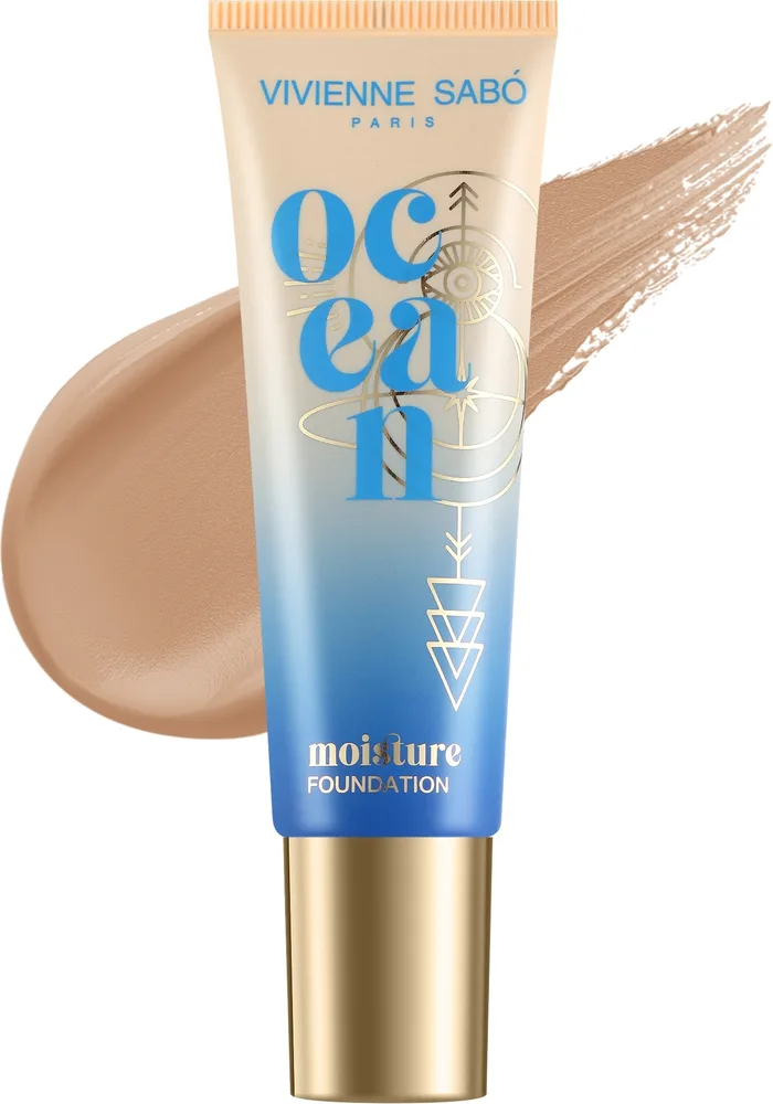 Тональный флюид Vivienne Sabo Ocean Moisture Foundation увлажняющий, 23 мл, оттенок 02