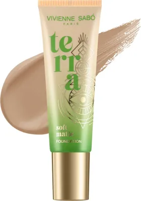 Тональный флюид Vivienne Sabo Terra Soft Matte Foundation матирующий, 23 мл, оттенок 03