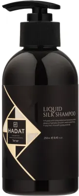 Шампунь для волос Hadat Cosmetics Liquid Silk Shampoo для блеска и гладкости, мягко очищающий