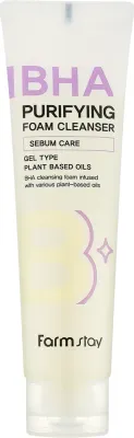 FarmStay BHA Foam Cleanser пенка для умывания лица с салициловой кислотой для жирной и комбинированной кожи 150 мл