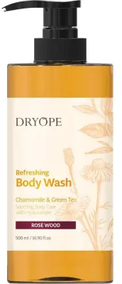 Dryope Dryope Rosewood Refreshing Body Wash - Освежающий гель для душа Ромашка и зелёный чай, аромат Розовое дерево, 500 мл