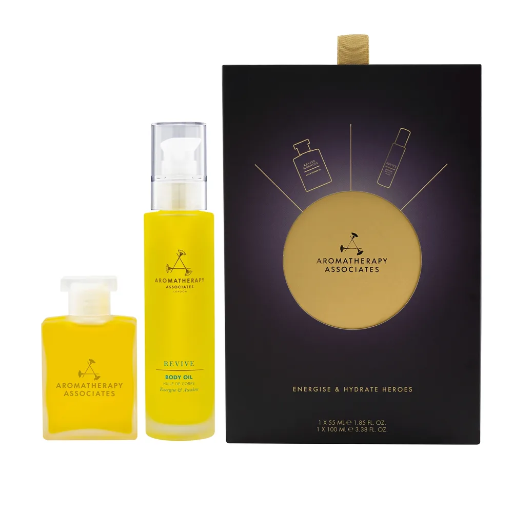 Набор масел Aromatherapy Associates Revive масло для ванны и душа и масло для тела с розмарином 55+100 мл