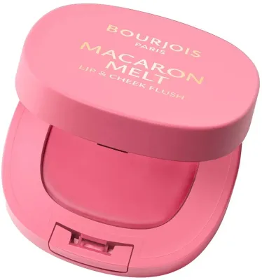 Румяна кремово-пудровые Bourjois Paris Macaron Melt Lip и Cheek Flush, для губ и щёк, 5 г