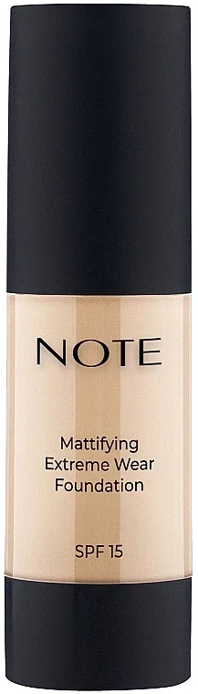 Тональный флюид Note Mattifying Extreme Wear Foundation матирующий стойкий SPF 15, 30 мл, оттенок 103 - Pale Almond