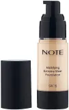 Тональный флюид Note Mattifying Extreme Wear Foundation матирующий стойкий SPF 15, 30 мл, оттенок 103 - Pale Almond — фото 3