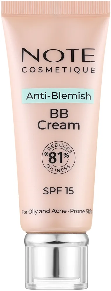 BB крем для лица Note Anti-Blemish BB Cream, 30 мл, оттенок 01 - Soft Ivory