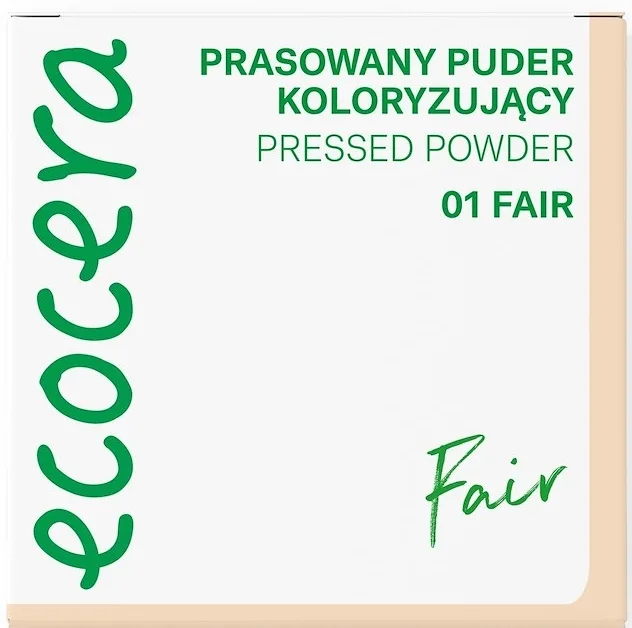Прессованная матирующая пудра Ecocera Color Pressed Powder, 8,5 г, оттенок Fair