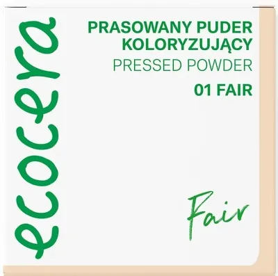 Прессованная матирующая пудра Ecocera Color Pressed Powder, 8,5 г, оттенок Fair
