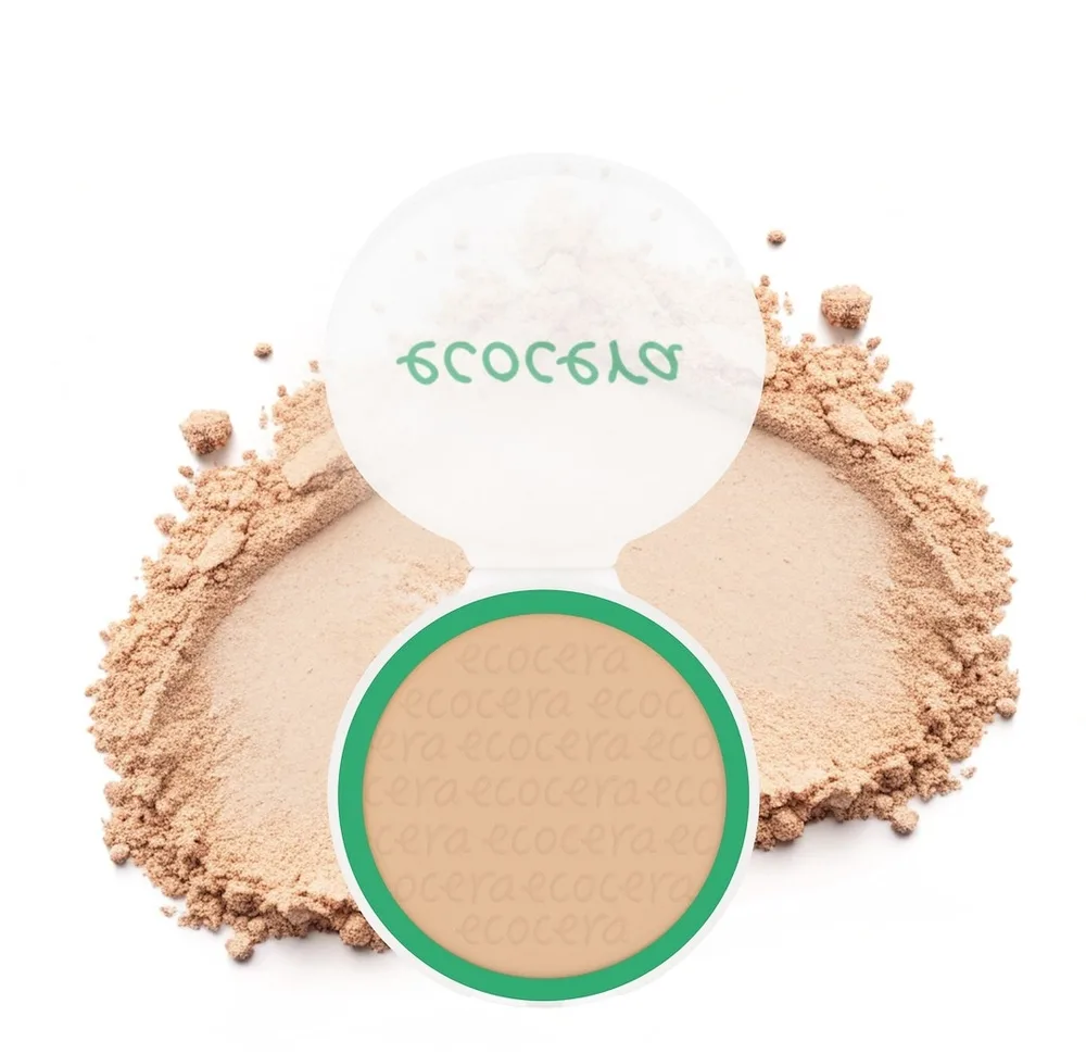 Прессованная матирующая пудра Ecocera Color Pressed Powder, 8,5 г, оттенок Medium