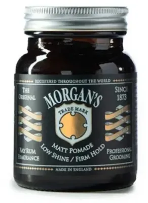 Morgan`s Morgan`s Matt Pomade Low Shine/Firm Hold Bay Rum - Помада для укладки волос Morgan’s Matt Pomade Low Shine/Firm Hold Bay Rum матовая, сильной фиксации, 100 г