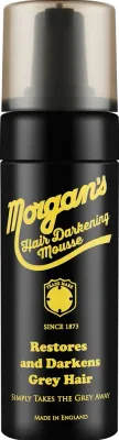 Morgan`s Morgan’s Hair Darkening Mousse - Пенка для седых волос Morgan’s Hair Darkening Mousse, тонирующая, для укладки, 150 мл