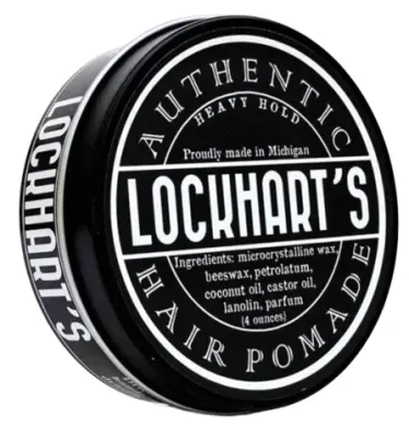 Помада для укладки волос Lockhart's Heavy Hold Pomade, сильная фиксация, аромат кокоса и ванили, 96 г