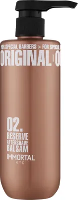 Бальзам после бритья Immortal NYC 02 Reserve Aftershave Balm мужской, аромат лимона, бергамота и кедра, 500 мл