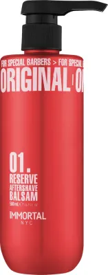 Бальзам после бритья Immortal NYC 01 Reserve Aftershave Balm мужской, восточный цветочный аромат, 500 мл