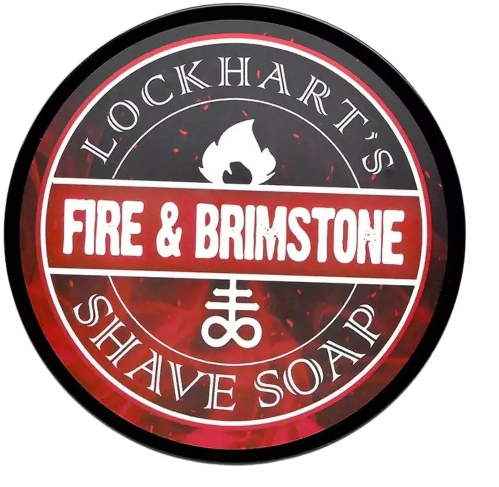 Мыло для бритья Lockhart's Fire & Brimstone, 113 г