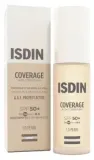 Тональный флюид Isdin Coverage Foundation кроющий SPF 50+, 30 мл, оттенок 5.0 - Bronze — фото 1