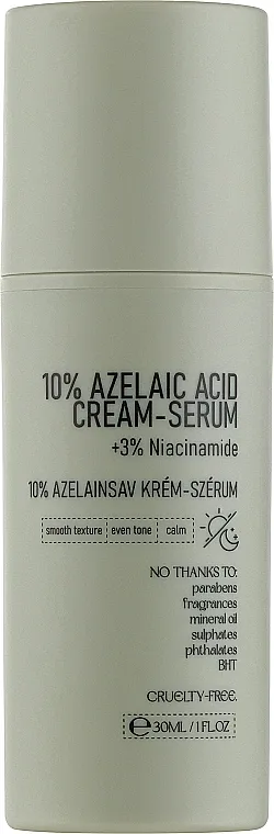 Крем-сыворотка для лица Nerds Azelaic Acid с азелаиновой кислотой в высокой концентрации, 30 мл