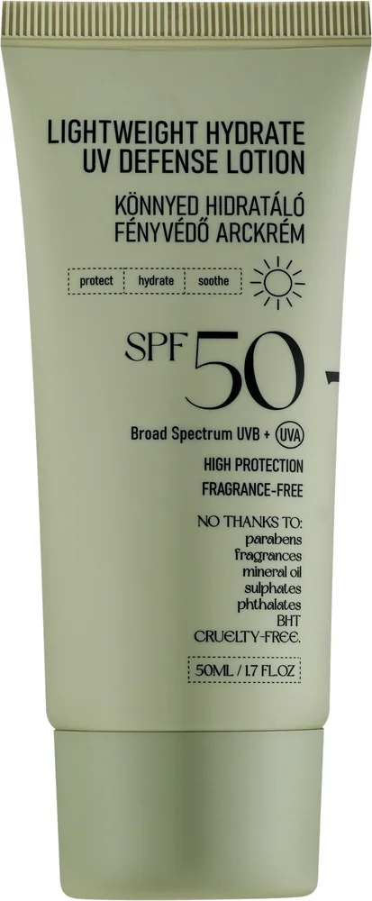Лосьон для лица Nerds Lightweight Hydrate UV Defense солнцезащитный SPF 50 50 мл