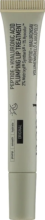 Бальзам для губ Nerds Peptide + Hyaluronic Acid Plumping Lip Treatment для объёма, с гиалуроновой кислотой, 10 мл
