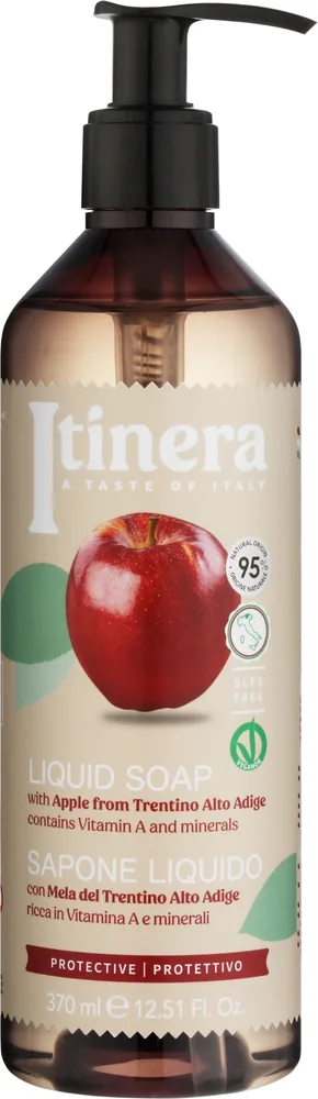 Мыло жидкое для рук Itinera Apple From Trentino с яблоком из Трентино, 370 мл