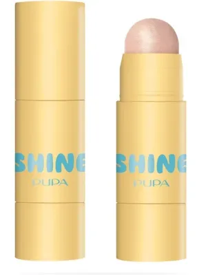 Хайлайтер-стик для лица Pupa #GRWSTICK Shine Stick, компактный формат, 4 г