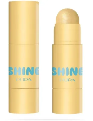 Хайлайтер-стик для лица Pupa #GRWSTICK Shine Stick, компактный формат, 4 г, оттенок 003 - 24 Karat Gold