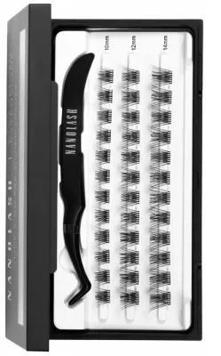 Ресницы накладные Nanolash DIY Eyelash Extensions Pre-Glued Lashes Harmony самоклеящиеся, 36 пучков