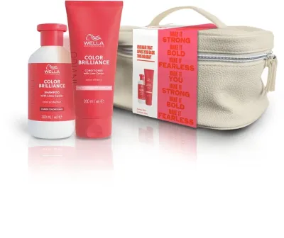 Wella Professionals Wella Professionals Invigo Color Brilliance (shmp/250 мл + cond/200 мл + bag) - Набор для волос Wella Invigo Color Brilliance шампунь и кондиционер для защиты цвета окрашенных волос 250+200 мл