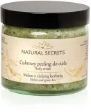 Набор для тела Natural Secrets сахарный скраб и масло с ароматом дыни и зеленого чая 250+100 мл — фото 3