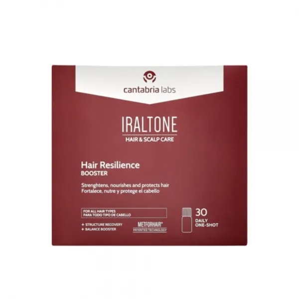 БАД для волос Cantabria Labs Iraltone Hair Resilience Booster питьевой, во флаконах, 30 x 15 мл