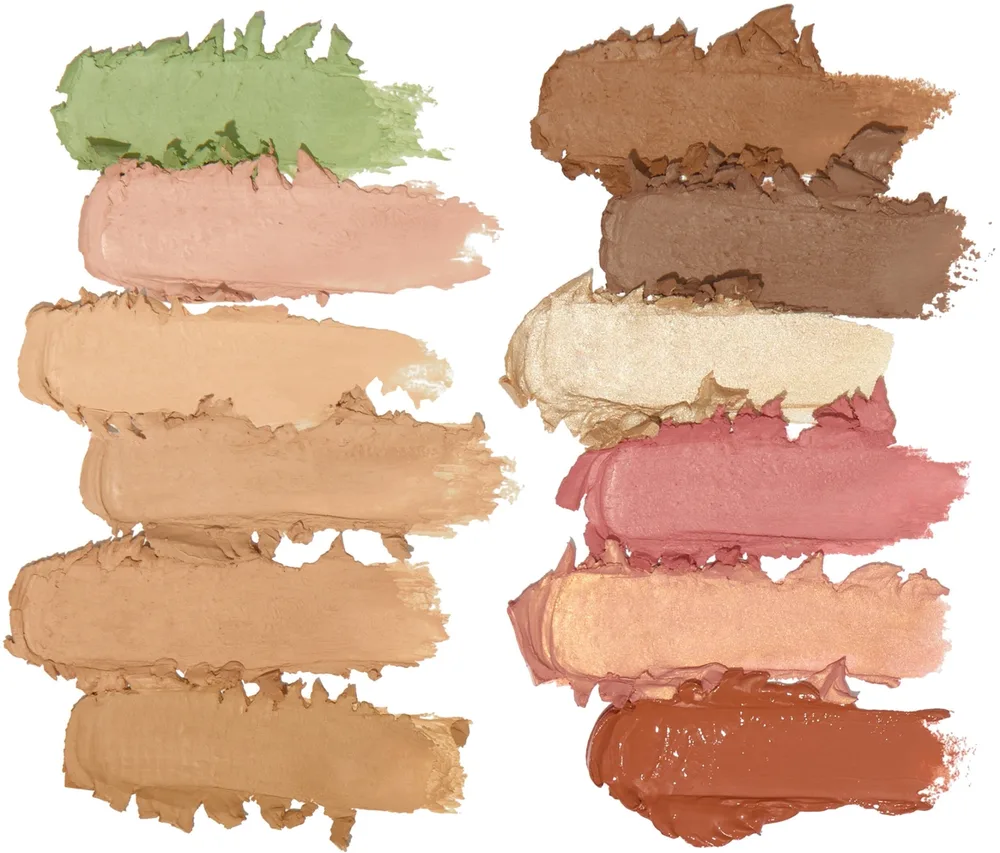 Палетка для макияжа лица Makeup Revolution Everything Base Face Icon Complexion Palette, оттенок Light
