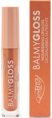 Блеск-бальзам для губ PuroBio Cosmetics Balmygloss, оттенок 03 - Shimmering Soft Peach